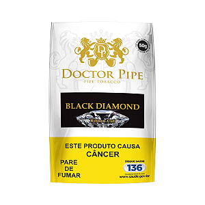 Fumo Para Cachimbo Bag 50g Doctor Pipe Aroma Black Diamond