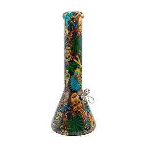 Bong de Vidro Borossilicato Grande 33cm Modelo 4