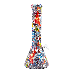 Bong de Vidro Borossilicato Grande 33cm Modelo 1