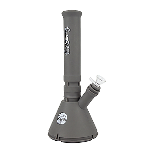 Bong de Silicone Supreme Dab 21cm com Slick e Pinça Slow Burning
