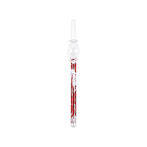 Piteira de Vidro com Néctar 115x5mm Oikos Polvo Vermelho