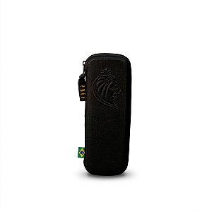 Case Puff Life Slim Preto Antiodor e Anti-impacto