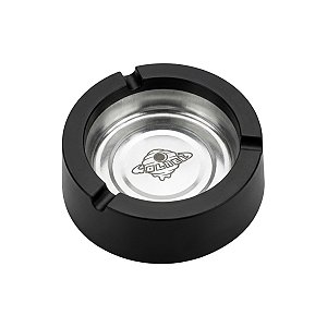 Cinzeiro Redondo Colmeia Metal e ABS Prático Resistente