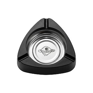 Cinzeiro Triangular Colmeia Metal e ABS Prático Resistente