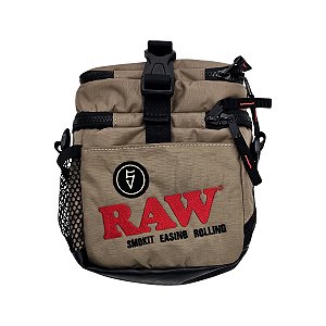 Bag Smokit CrewAtiva Collab RAW Bege Shoulder Bag Tabaqueira