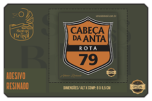 Adesivo Resinado Cabeça da Anta ROTA 79