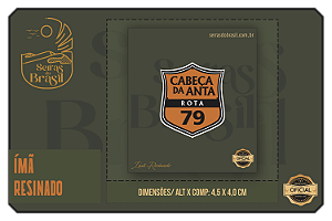 Imã Resinado Cabeça da Anta ROTA 79