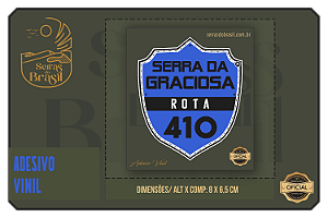 Adesivo Vinil Serra da Graciosa Rota 410