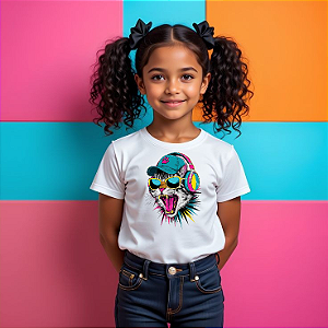 DUPLICADO - Camiseta Infantil Estampada – Conforto e Durabilidade com Tecido 96% Poliéster e 4% Elastano