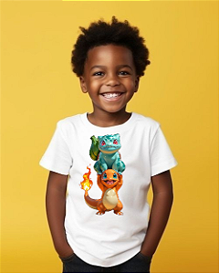 DUPLICADO - Camiseta Infantil Estampada – Conforto e Durabilidade com Tecido 96% Poliéster e 4% Elastano