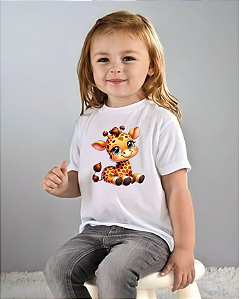 Camiseta Infantil Estampada Braca – Conforto e Durabilidade com Tecido 96% Poliéster e 4% Elastano
