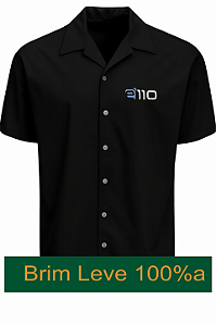 Camisa Brim 100% algodão Logo Bordado Personalizado Mecanica, Trabalho,