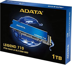 SSD 1TB M2 Nvme 2280 PCIe Adata Legend 710M - ALEG-710-1TCS