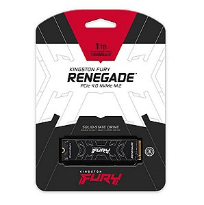 SSD 1TB M2 Nvme 2280 Kingston Fury Renegade - SFYRS/1000G