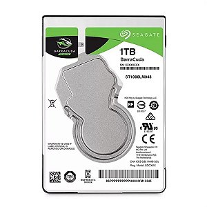 HD Notebook Sata 2.5" 1TB Seagate Barracuda 5400Rpm - ST1000LM048