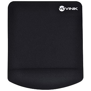 Mousepad com Apoio de Pulso Em Gel Mpg-02P Preto