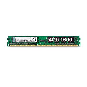 Memória para Desktop DDR3 4GB 1600Mhz PC3L-12800 LV 1.35V Kingston