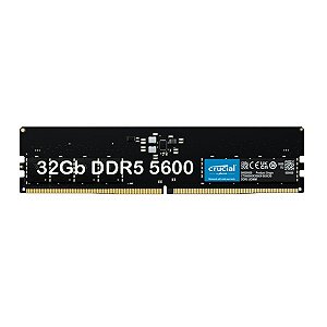 Memoria para Desktop DDR5 32GB 5600Mhz Crucial - CT32G56C46U5