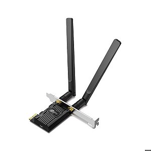 Placa de Rede Wireless Wi-Fi PCIe TP-Link Archer TX20e Ax1800 com 2 antenas