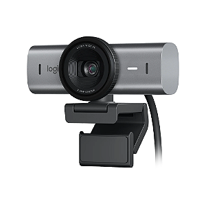 Webcam Ultra HD 4K Logitech MX Brio Com Microfone Redução de Ruído