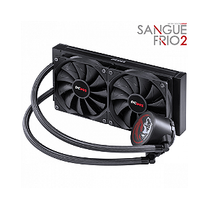 Water Cooler Pcyes Sangue Frio 2 Black 240mm Intel/Amd