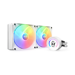 Water Cooler NZXT Kraken Elite 280 RGB 280mm AMD Intel Branco RL-KR28E-W1