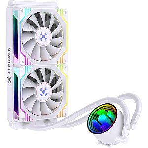 Water Cooler Fortrek Breezy 240mm Fan ARGB Branco