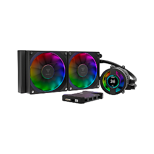 Water Cooler Gamdias Chione P3-240u AIO 240mm Rgb Preto
