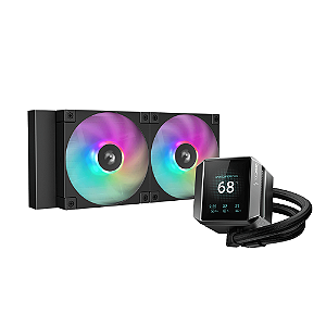 Water Cooler Deepcool Mystique 240mm Anti-leak ARGB Preto