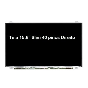 Tela para Notebook 15.6" Polegadas Slim 40 Pinos Direito Nova