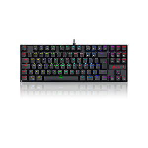 Teclado Mecânico Redragon Kumara Rgb Pto Switch Preto Abnt2