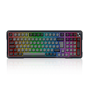 Teclado Mecânico Redragon Bragi Pro RGB Switch Cream Cinza e Preto