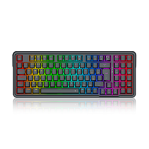 Teclado Mecânico Gamer Redragon Gloria RGB Switch Brown Preto