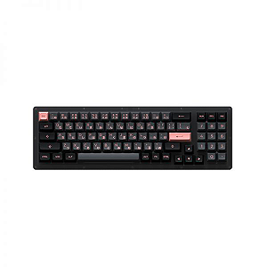 Teclado Mecânico Gamer Akko Acr98 Mini Preto E Rosa Rgb Switch Jelly Black Preto