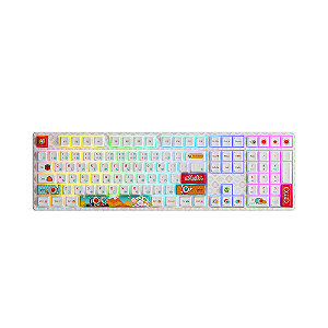 Teclado Mecânico Akko Taiko no Tatsujin 5108S Switch Crystal