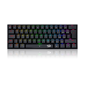 Teclado Mecânico Dragonborn K630 Rgb Preto Switch Red Abnt2
