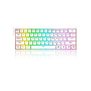 Teclado Gamer Redragon Draconic K530W Rgb Branco US