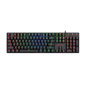 Teclado Gamer Mecânico Redragon Shrapnel Rgb US Preto K589