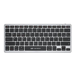 Teclado Bluetooth Recarregável K-BT50BK C3Tech