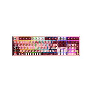 Teclado Akko 5108b Demon Slayer Kamado Nezuko Cream Yellow