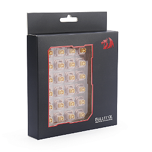 Switch Para Teclado Mecânico Redragon Linear Kit 24 Bullet Ql