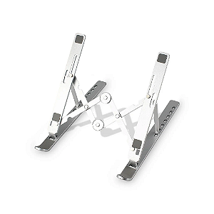 Suporte para Notebook Armor Slim Gshield Alumínio Cinza