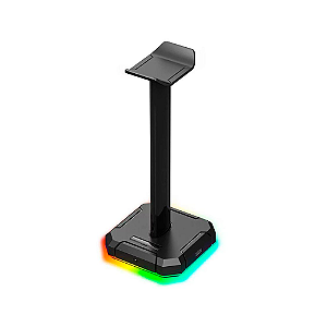 Suporte Para Headset Redragon Scepter RGB Usb Preto