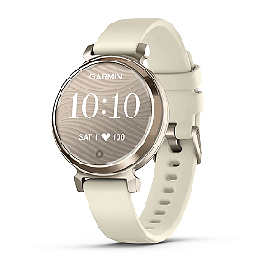Relógio Smartwatch Garmin Lily 2 Dourado e Bege 26mm