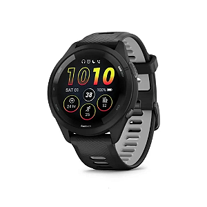Relógio Garmin Forerunner 265 Music GPS Tela de AMOLED Preto 46mm