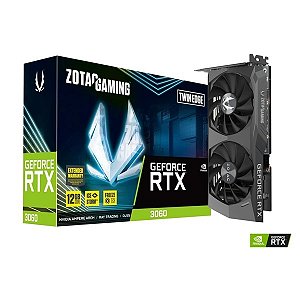 Placa de Vídeo GPU RTX 3060 12GB GDDR6 192bit - Zotac ZT-A30600E-10M-NAC