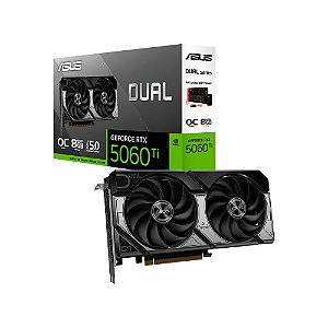 Placa de Vídeo Asus GeForce RTX 5060 TI 8GB Dual O8G NVIDIA GDDR7