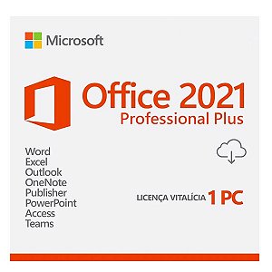 Pacote Office 2021 Pro Plus OEM ( Serial Key )