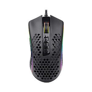 Mouse Gamer Redragon Storm Preto RGB M808-RGB