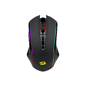 Mouse Gamer Redragon Sem Fio Nix Preto M914-RGB